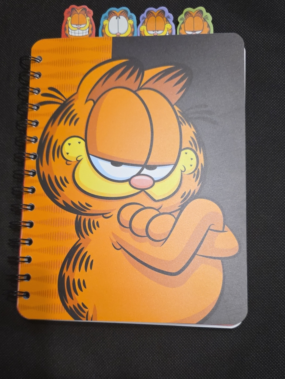 Garfield Spiral Notebook w/ 4 Tabs